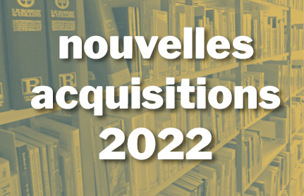 catalogue des acquisitions de la bibliothèque de l'Enssat - année 2021